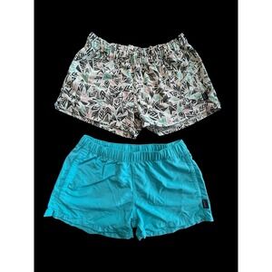 (2) PATAGONIA Vintage Baggies‎ Hiking Trail Outdoors Shorts Womens Size Small